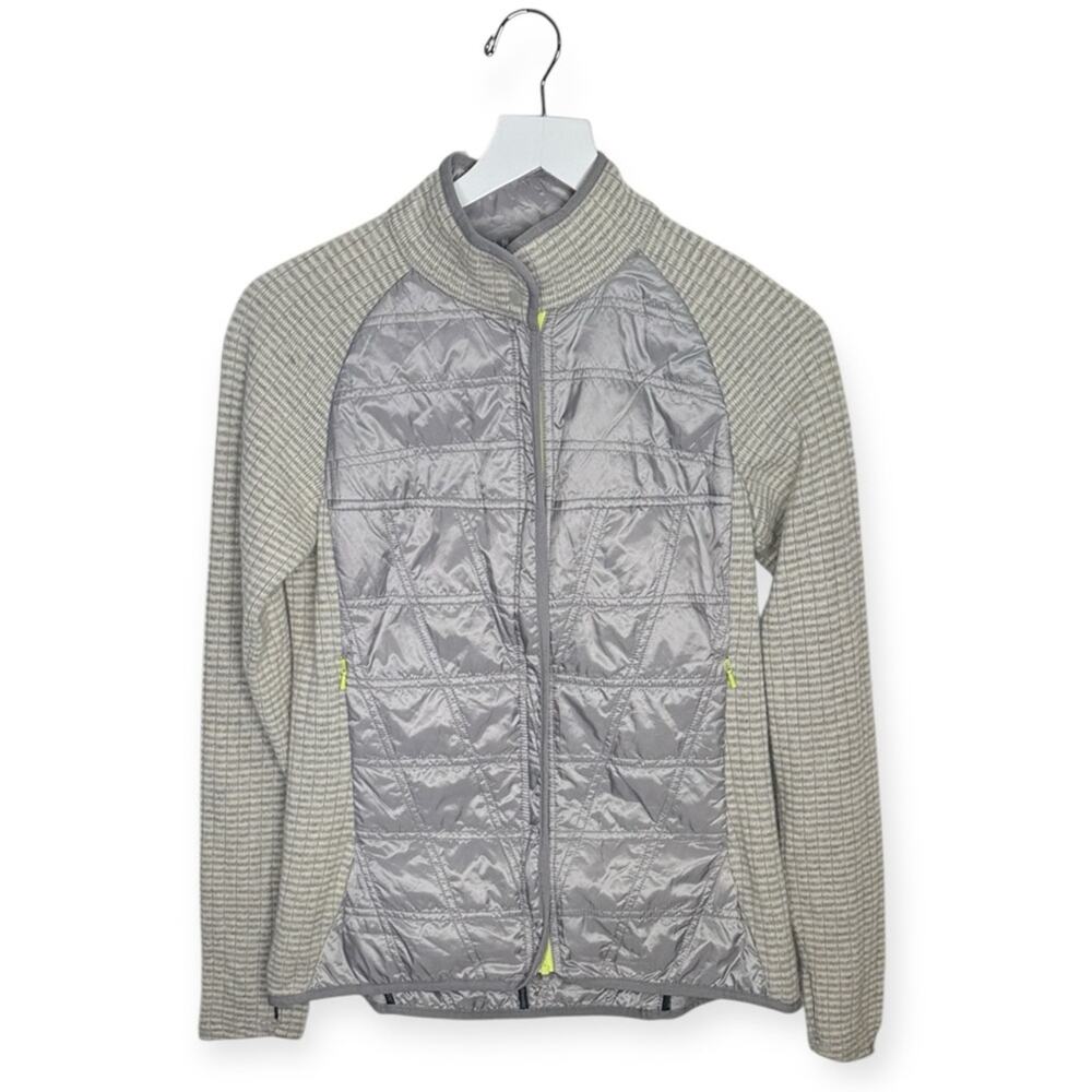 Title Nine Insulated Hybrid Full Zip Running Activewear Jacket W1853 Sz M